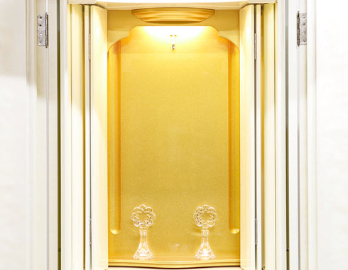 Soka Gakkai Furniture-style Buddhist Altar "Akane" Available in 4 colors Made in Japan Rainbow Gold Cabinet Compatible with Permanent Gohonzon